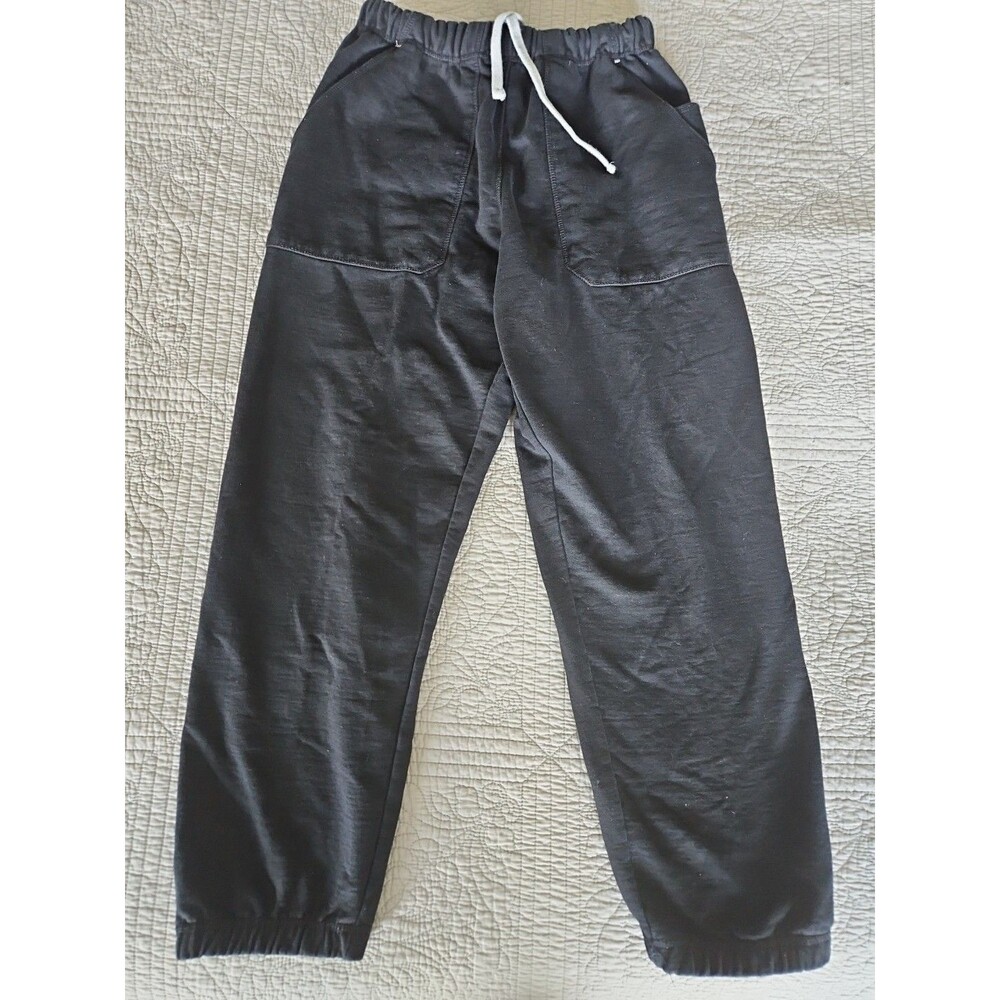Mens Jogger CSG Champs Sports Gear Black Drawstring Pants Size Medium Fleece